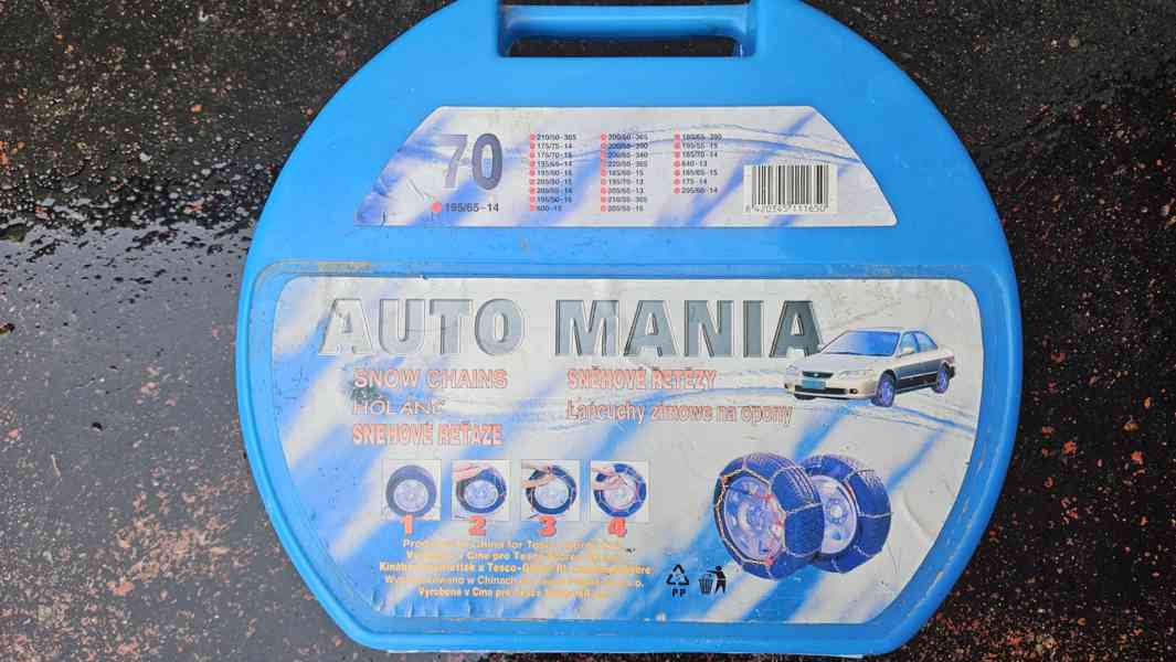 Sněhové řetězy 195/65 R14 a další rozměry viz foto - foto 1