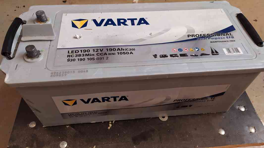 Trakční baterie VartaProfessional 12v 190ah - foto 1