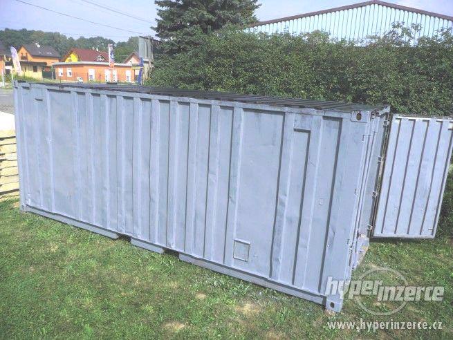 Sklad!skladový kontejner, plechový lodní 6x2,4m - foto 1