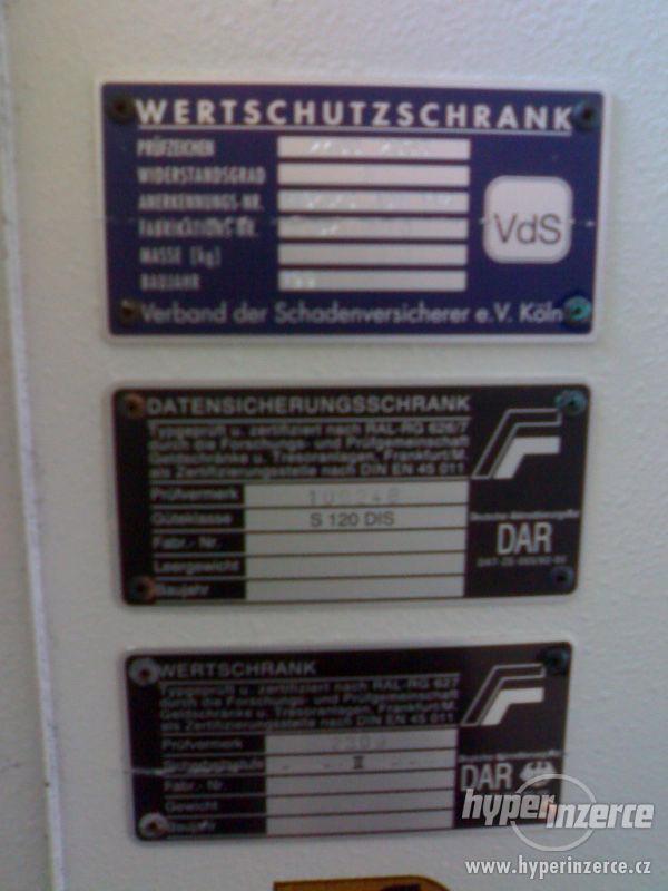 Trezor značky Wertschutzschrank (VDS) (hmotnost 500kg) - foto 3