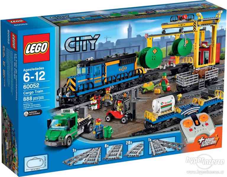 LEGO 60052 Nákladní vlak (Cargo train) raritní set - foto 1