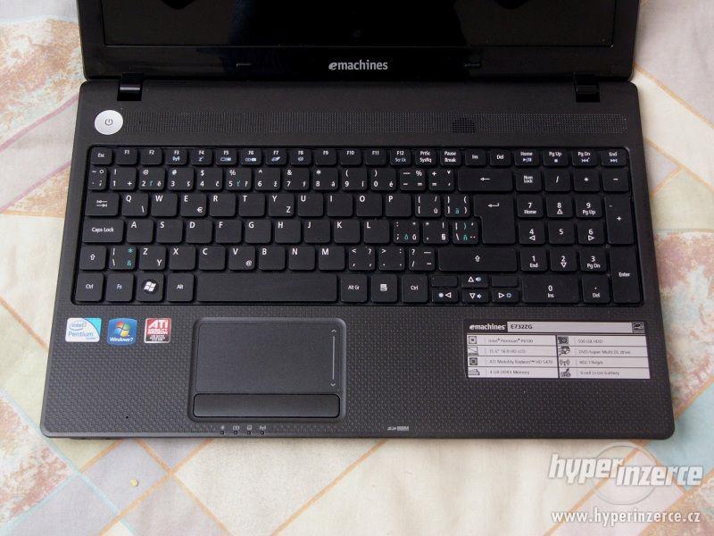 Herní notebook Acer Emachines C2D 2.0GHz 4GB 500GB - foto 3