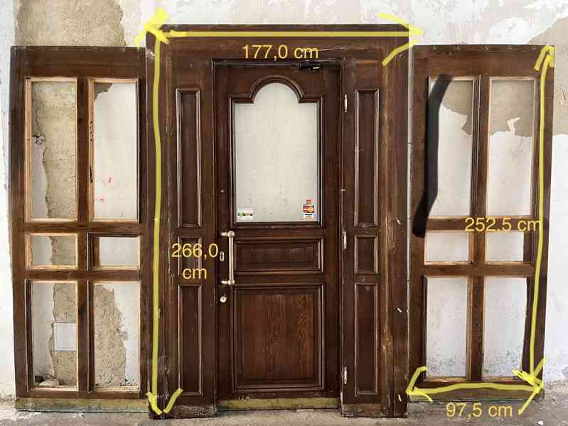 Dubové masivní dveře - foto 3