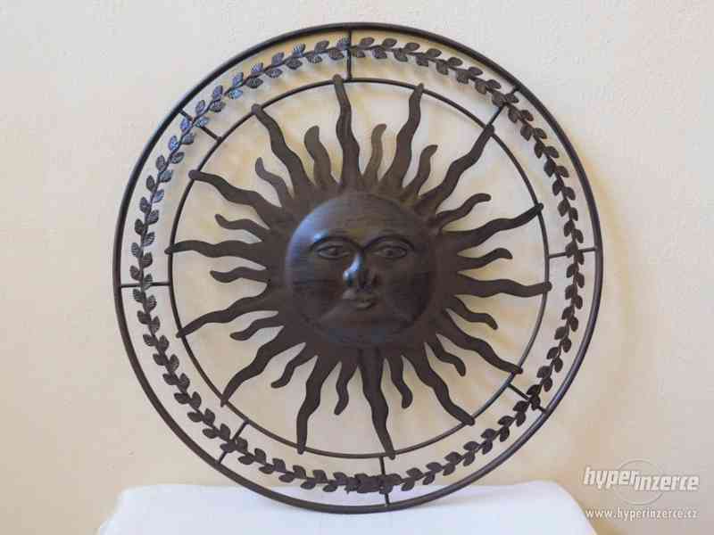 Slunce - kovová nástěnná dekorace - sluníčko - foto 1