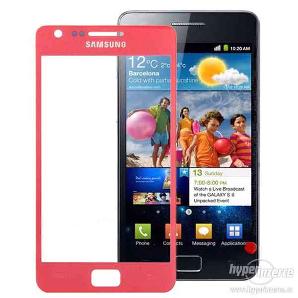 Samsung Galaxy dotykové Sklo S2 9100 Černé, Bílé, červené - foto 1