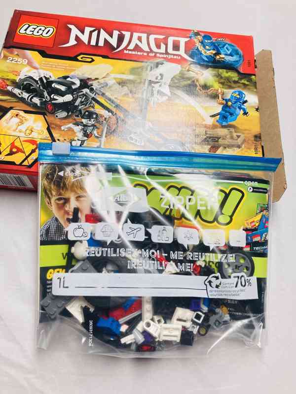 Lego Ninjago sety 2258 a 2259 – Kompletní sbírka, jako nové - foto 7