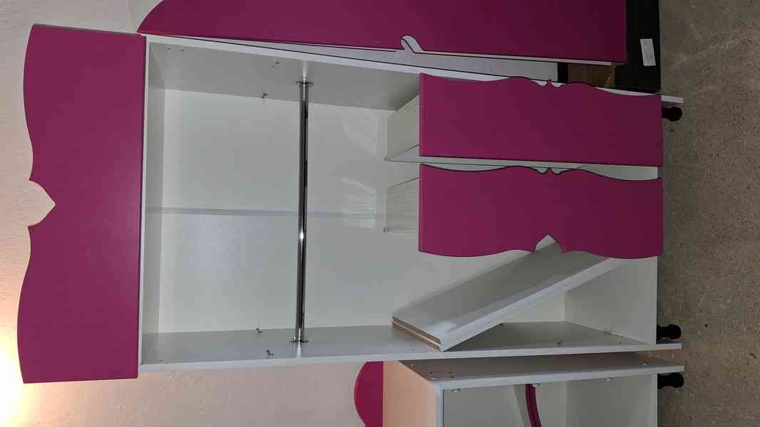 Dětská skříň + komoda, kompletní set - foto 2