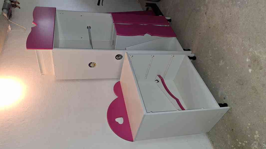 Dětská skříň + komoda, kompletní set - foto 8