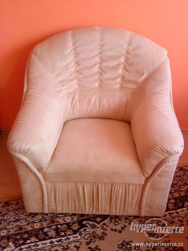 Krásná sedačka s křesly jako nová - Přerov - foto 1