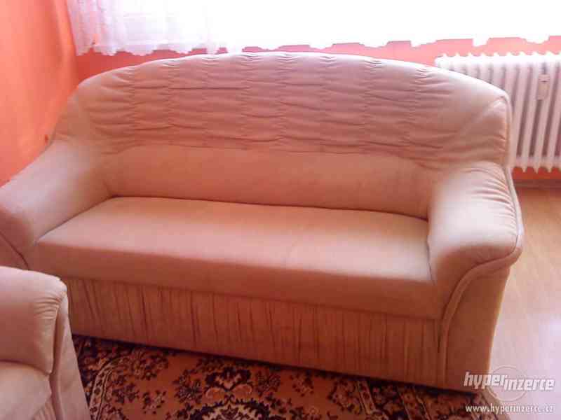 Krásná sedačka s křesly jako nová - Přerov - foto 2