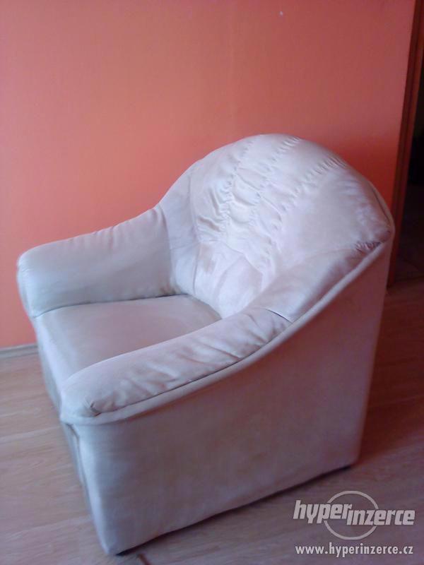 Krásná sedačka s křesly jako nová - Přerov - foto 3