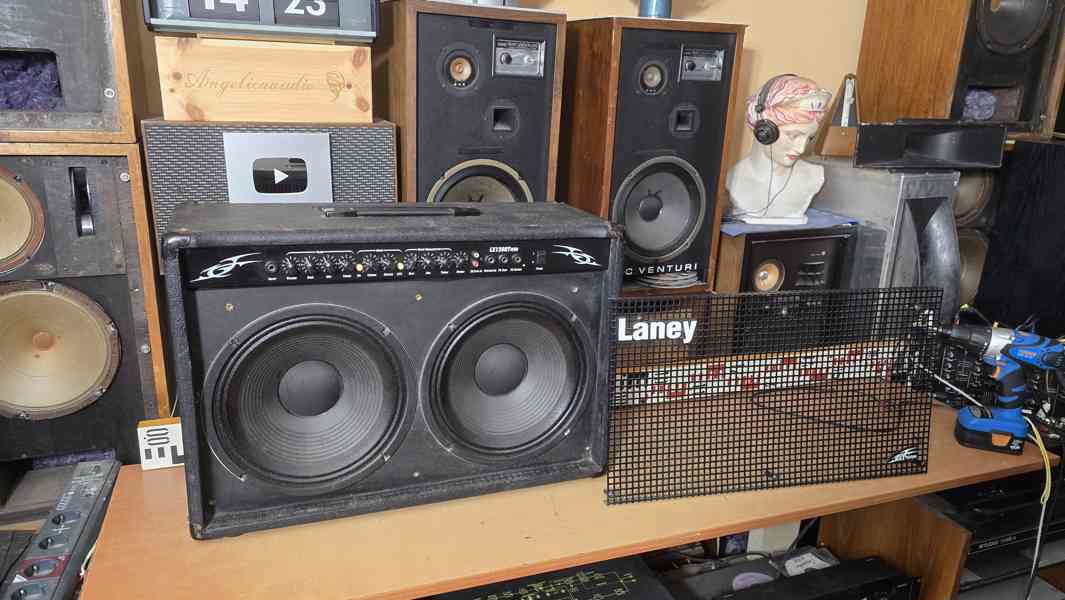 Kytarové kombo LANEY LX120RTWIN, 2x 12" repro CELESTION - foto 6