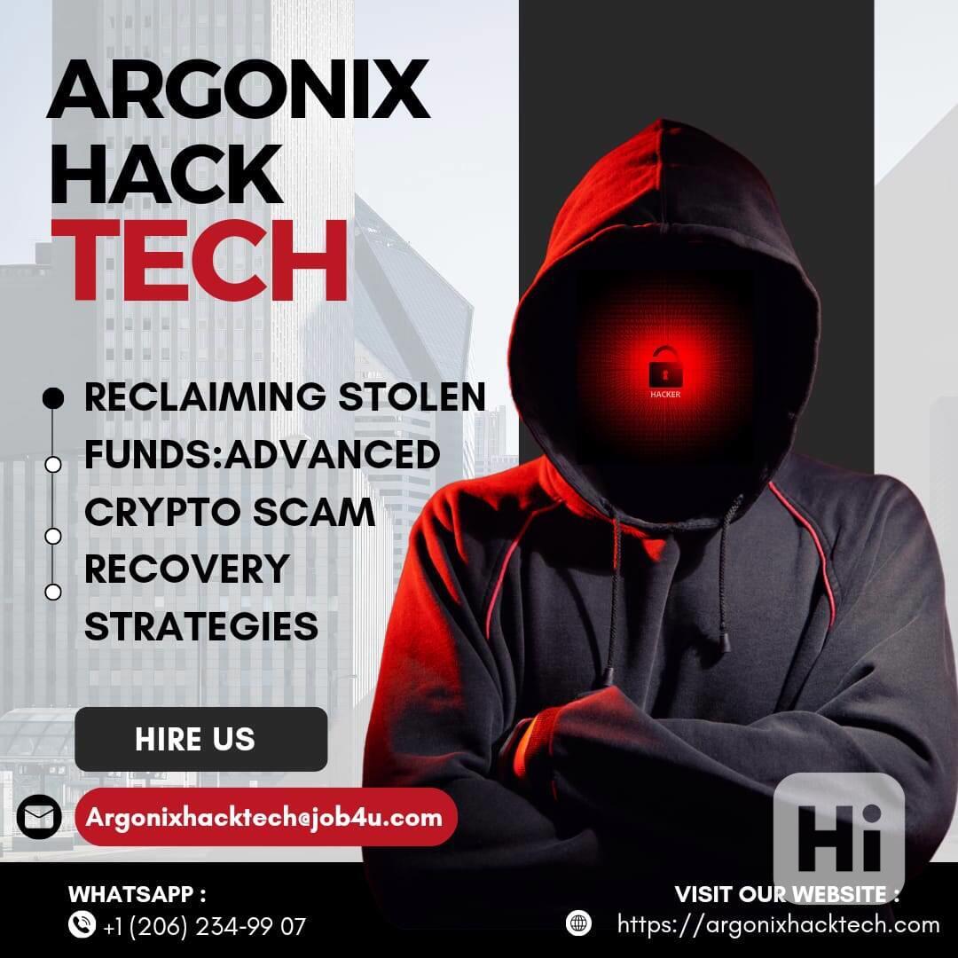 VISIT ARGONIX HACK TECH // YOUR TRUSTED SCAMMERS RECOVERY EX - foto 1