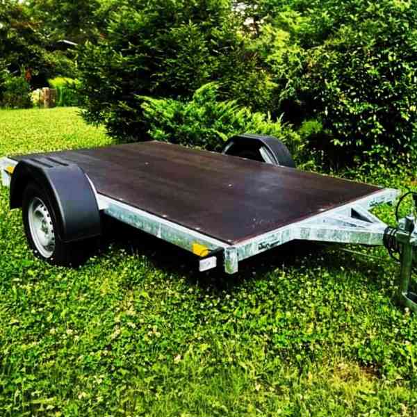 1300Kg přívěsný vozík brzděný 2,65m x1,30 svařovaný rám,DPH - foto 10