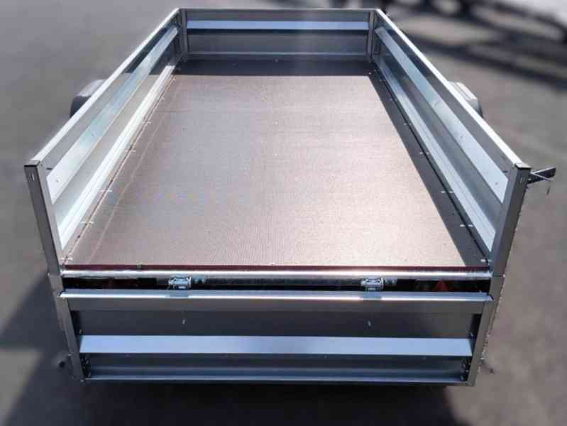 1300Kg přívěsný vozík brzděný 2,65m x1,30 svařovaný rám,DPH - foto 7
