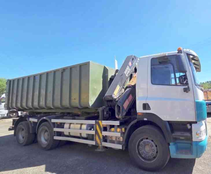 35t kontejner GINAF 6x4+ 22tm jeřáb - foto 4