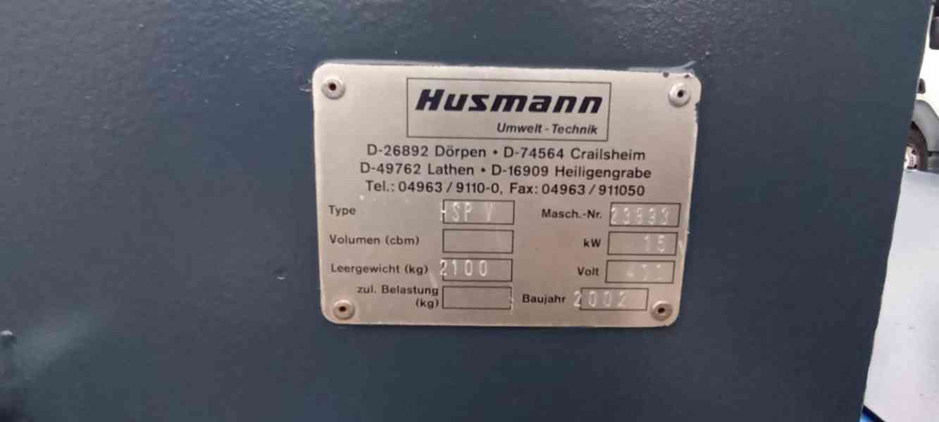 Husmann HSP V, 15kw drtič odpadu - foto 5