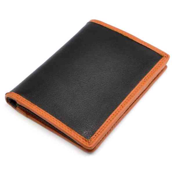 Kožená pánská peněženka černá - foto 2