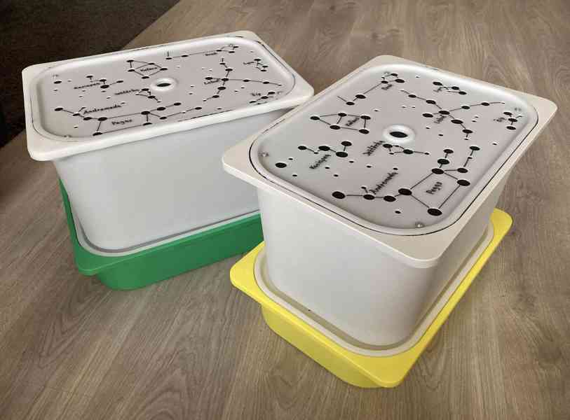 Barevný kompostér s víkem s hvězdnou oblohou - foto 9