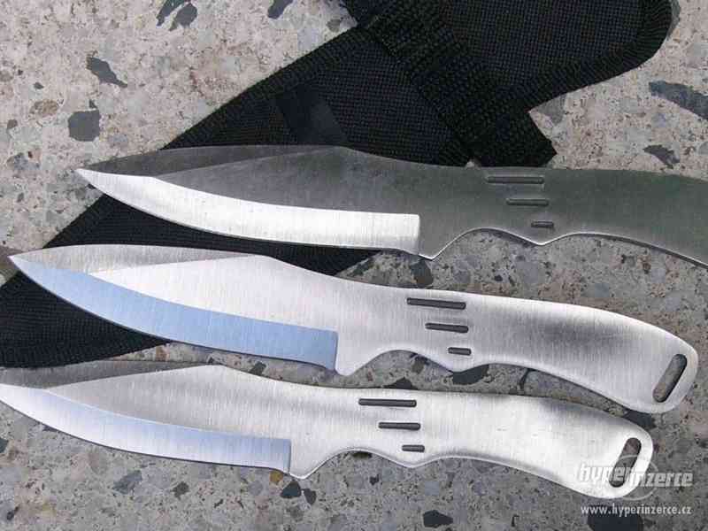 házecí - vrhací nůž 3 kusy 20 cm - foto 1