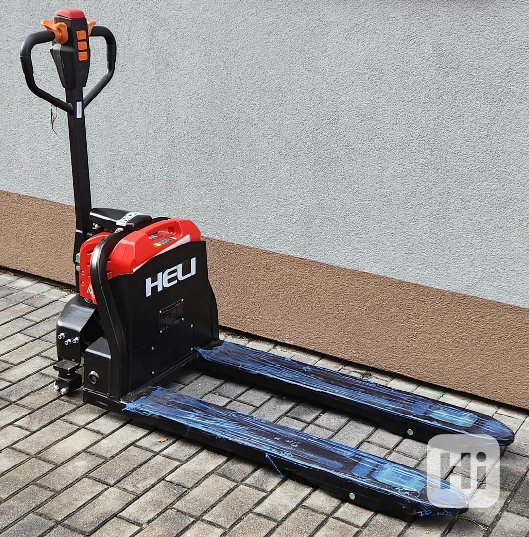 Elektrický paletový vozík. Nosnost 1500kg. Záruka. - foto 1