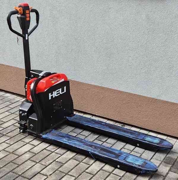 Elektrický paletový vozík. Nosnost 1500kg. Záruka. - foto 1