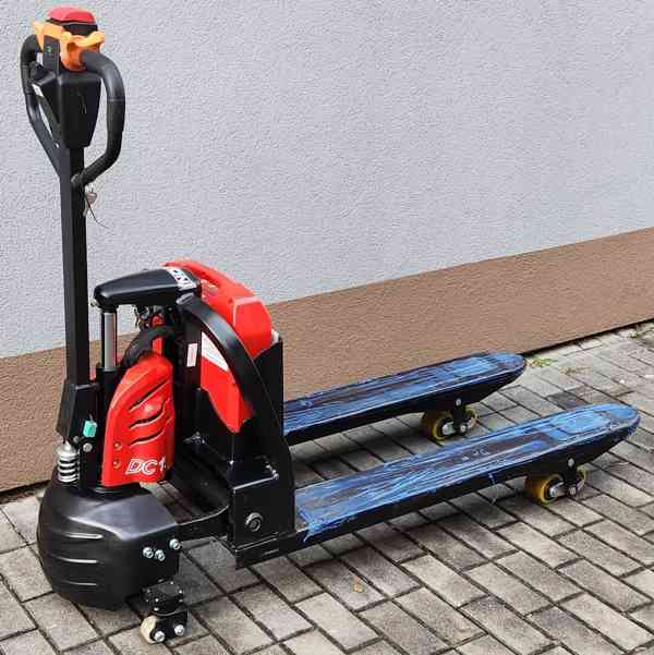Elektrický paletový vozík. Nosnost 1500kg. Záruka. - foto 2