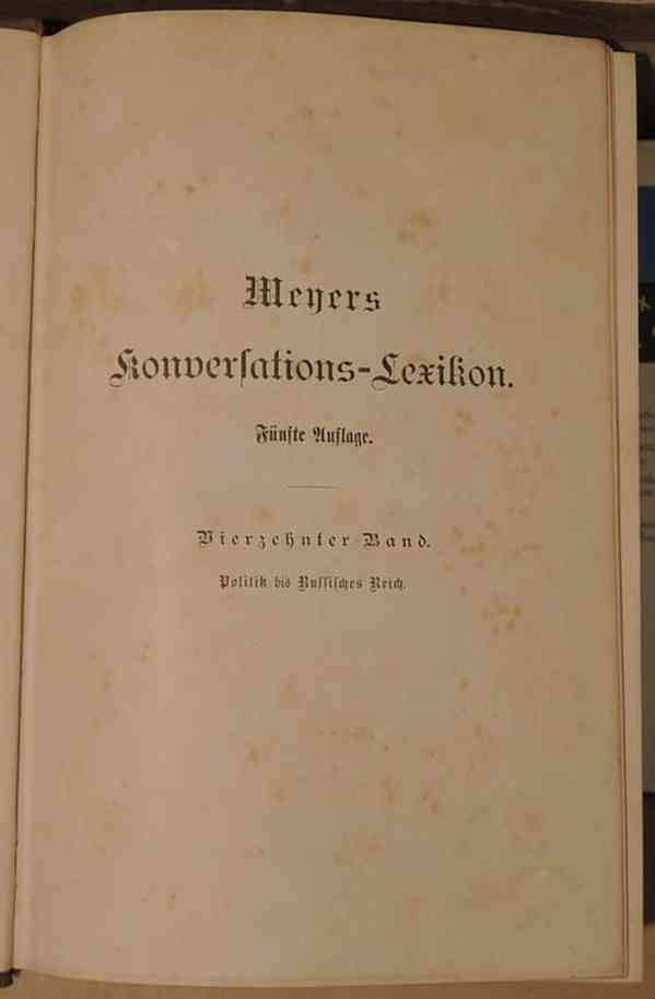 Meyers Konversations-Lexikon 5. vydání (1893-1898) - foto 3