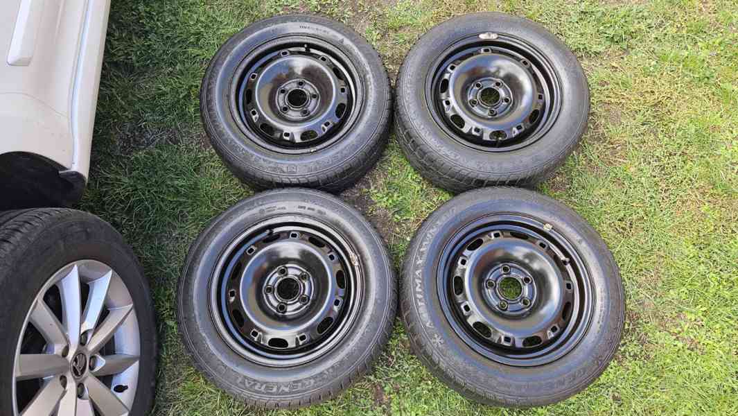 Škoda Fabia zimní kola, pneumatiky 185/60 R14 disky 6Jx14  - foto 1