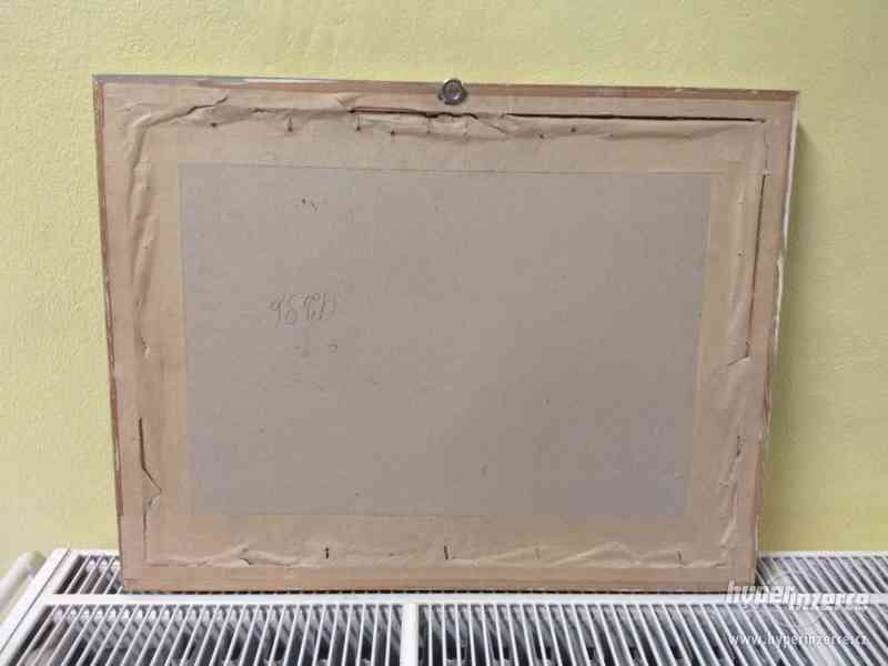 Originál akvarel obraz aukce signovány Edgar Baran - foto 6