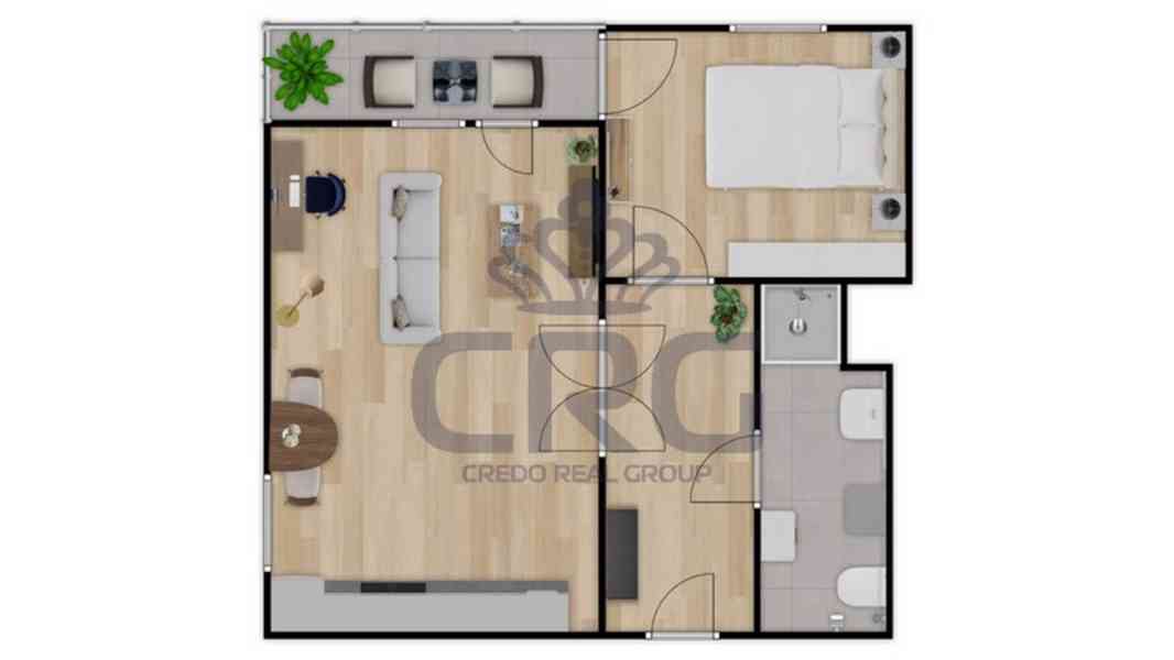 PRONÁJEM LUXUSNÍ NOVOSTAVBY BYTU 2+KK V OPAVĚ - foto 2