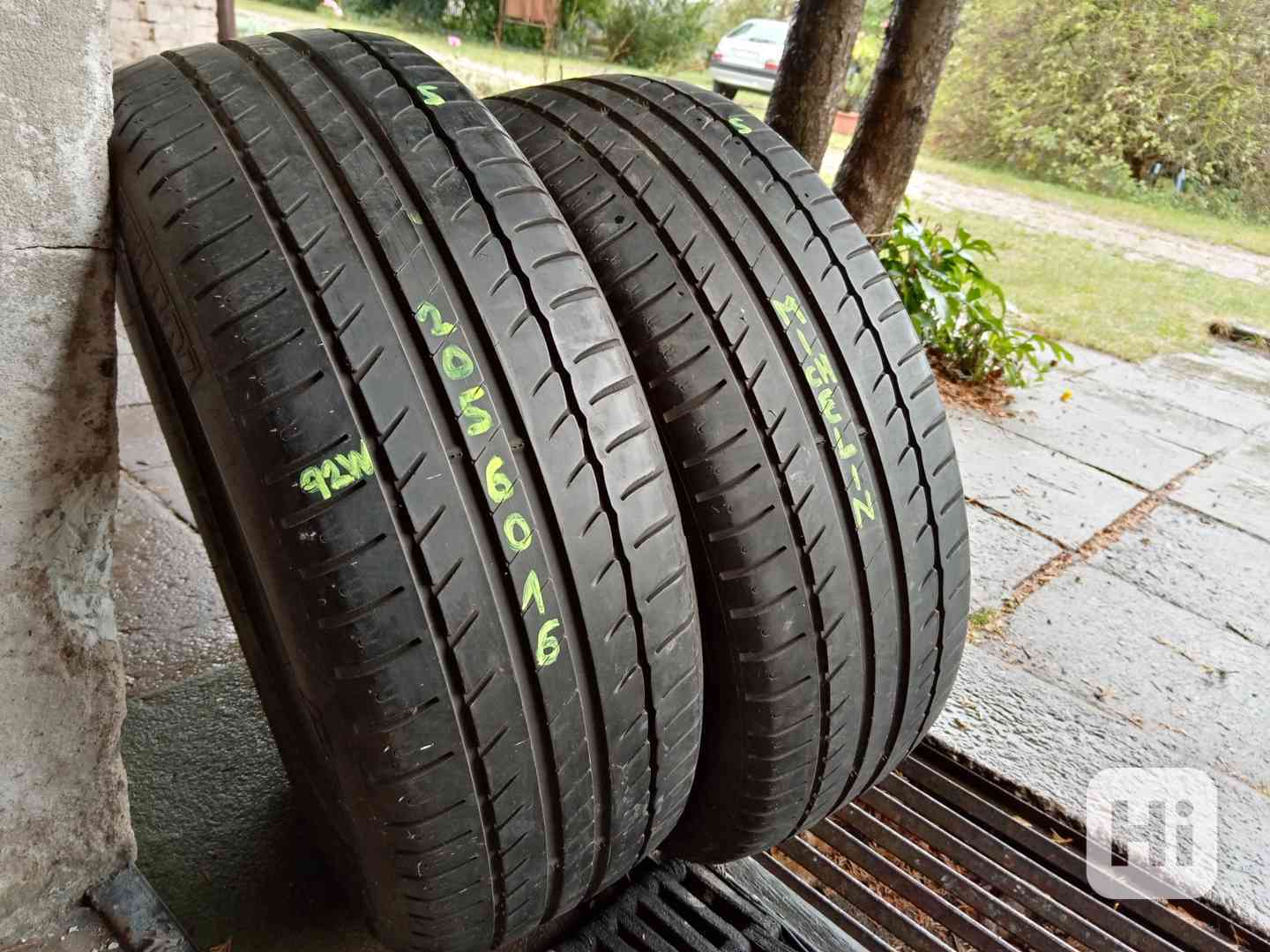 Letní pneu 2kusy 205/60/16 vzorek 70% MICHELIN - dobírka - foto 1