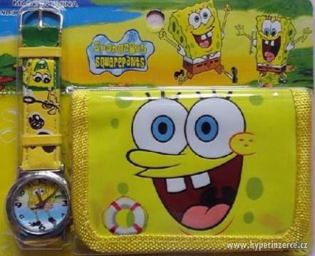 Dětské hodinky s peněženkou - Spongebob - foto 1