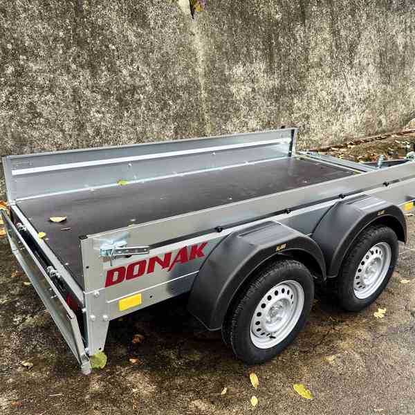 Nový sklopný přívěsný vozík 2x náprava, 2,53m x1,30,DPH - foto 7