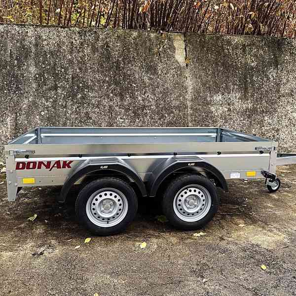 Nový sklopný přívěsný vozík 2x náprava, 2,53m x1,30,DPH - foto 9