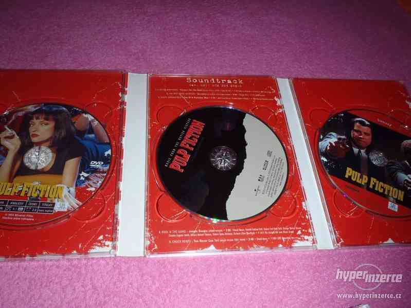 2x DVD + CD soundtrack Pulp Fiction trojdisková verze - foto 4