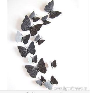 Dekorační 3D motýli - foto 2