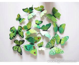 Dekorační 3D motýli - foto 6