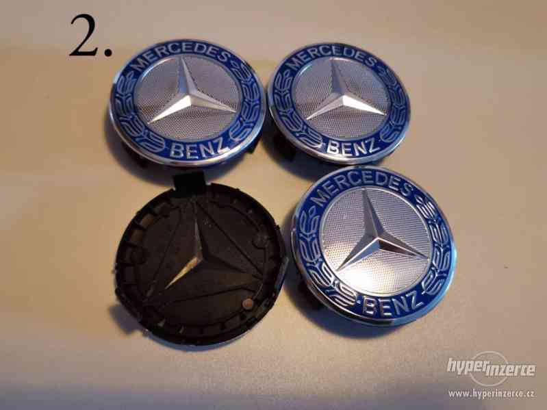 Mercedes-Benz pokličky (středy) do alu. kol - foto 4
