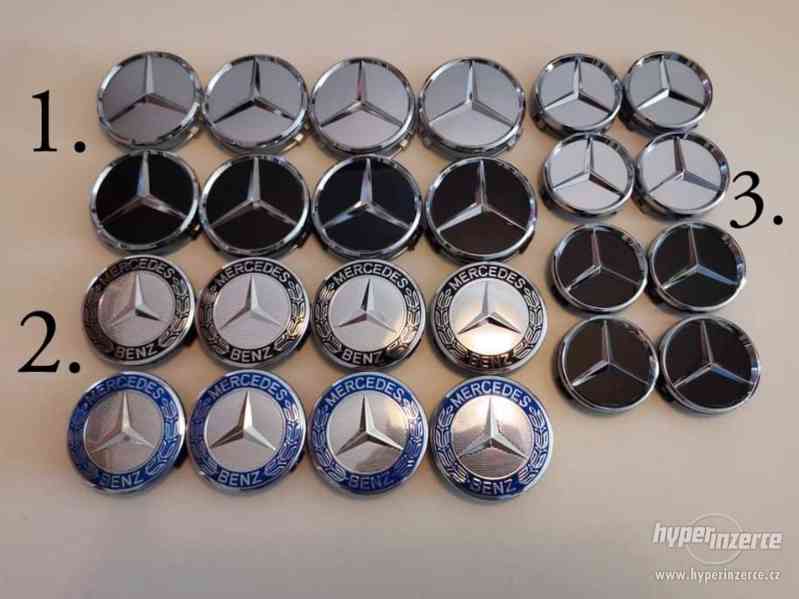 Mercedes-Benz pokličky (středy) do alu. kol - foto 1