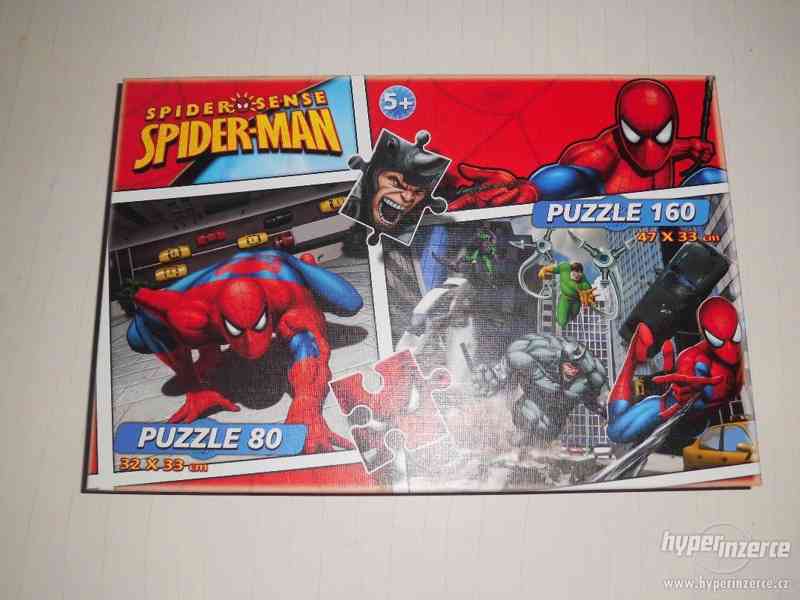 Dvojité Puzzle Spider Man - foto 1