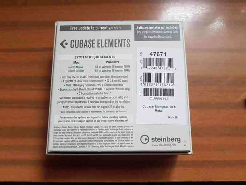 CUBASE Elements 10.5 + USB eLicenser - foto 3