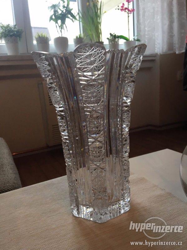 Velká broušená váza - foto 2