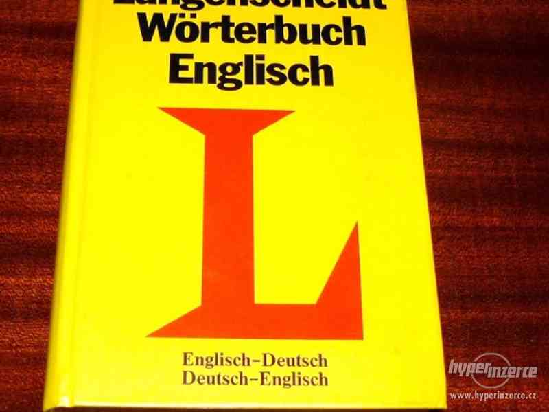 SLOVNÍK anglicko-německý a německo-anglický, 1408 stran - foto 2