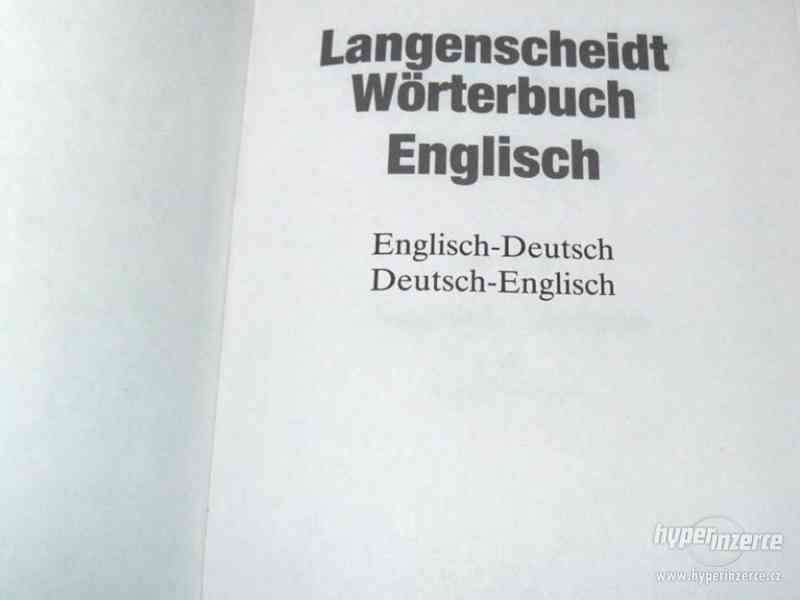 SLOVNÍK anglicko-německý a německo-anglický, 1408 stran - foto 4
