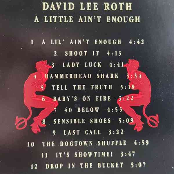 CD - DAVID LEE ROTH / A Little Ain't Enough - foto 2