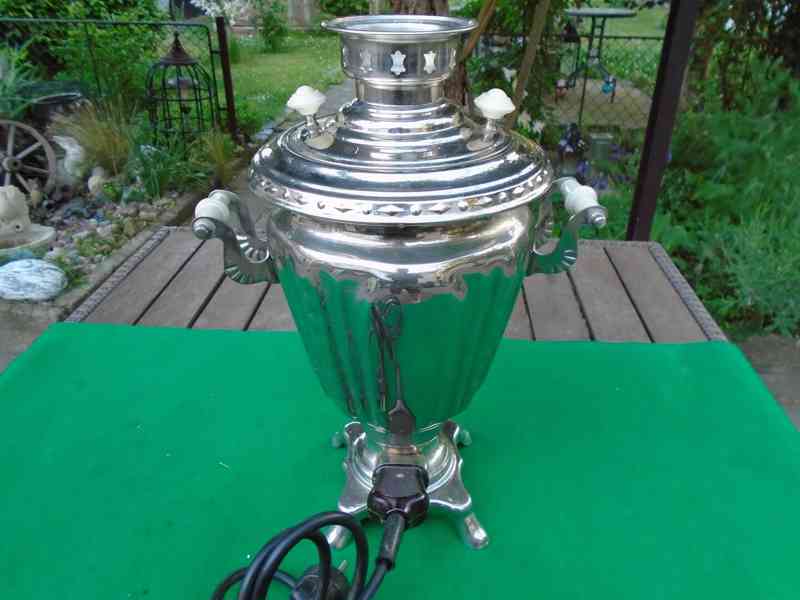 Originální retro Samovar 1973 funkční i s kabelem pěkný stav - foto 6