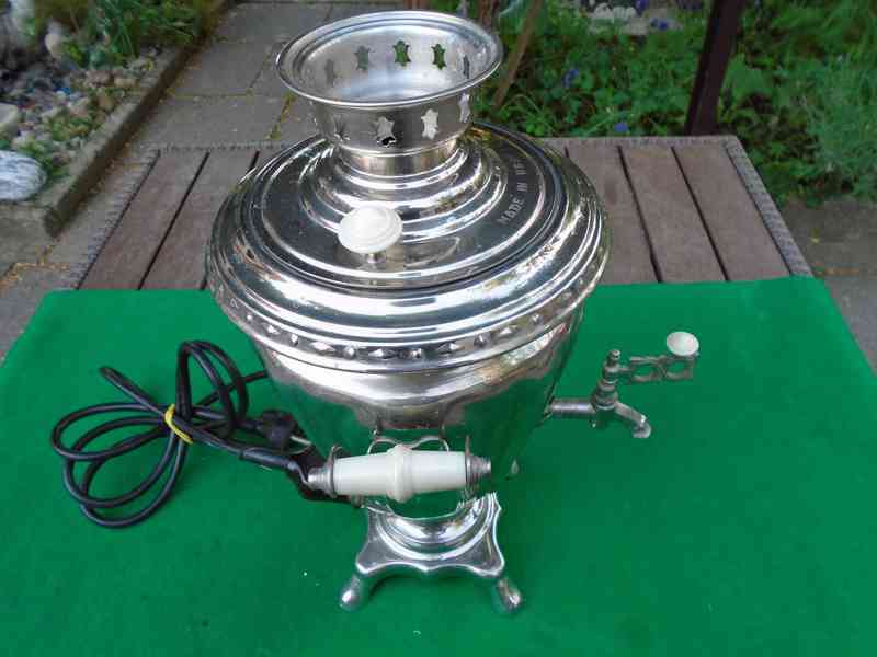 Originální retro Samovar 1973 funkční i s kabelem pěkný stav - foto 5