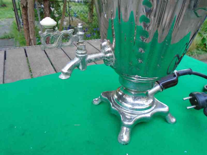 Originální retro Samovar 1973 funkční i s kabelem pěkný stav - foto 11