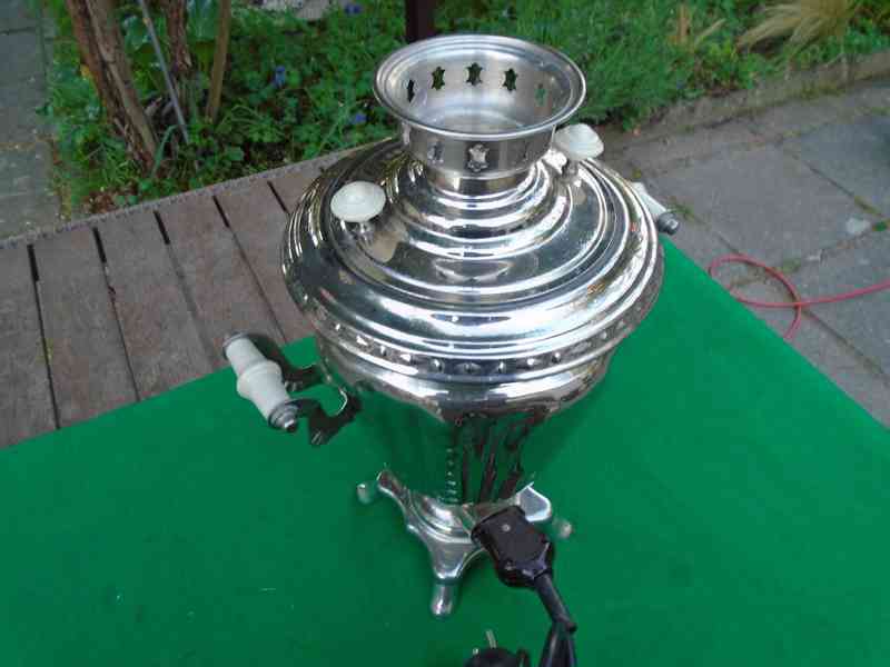 Originální retro Samovar 1973 funkční i s kabelem pěkný stav - foto 7